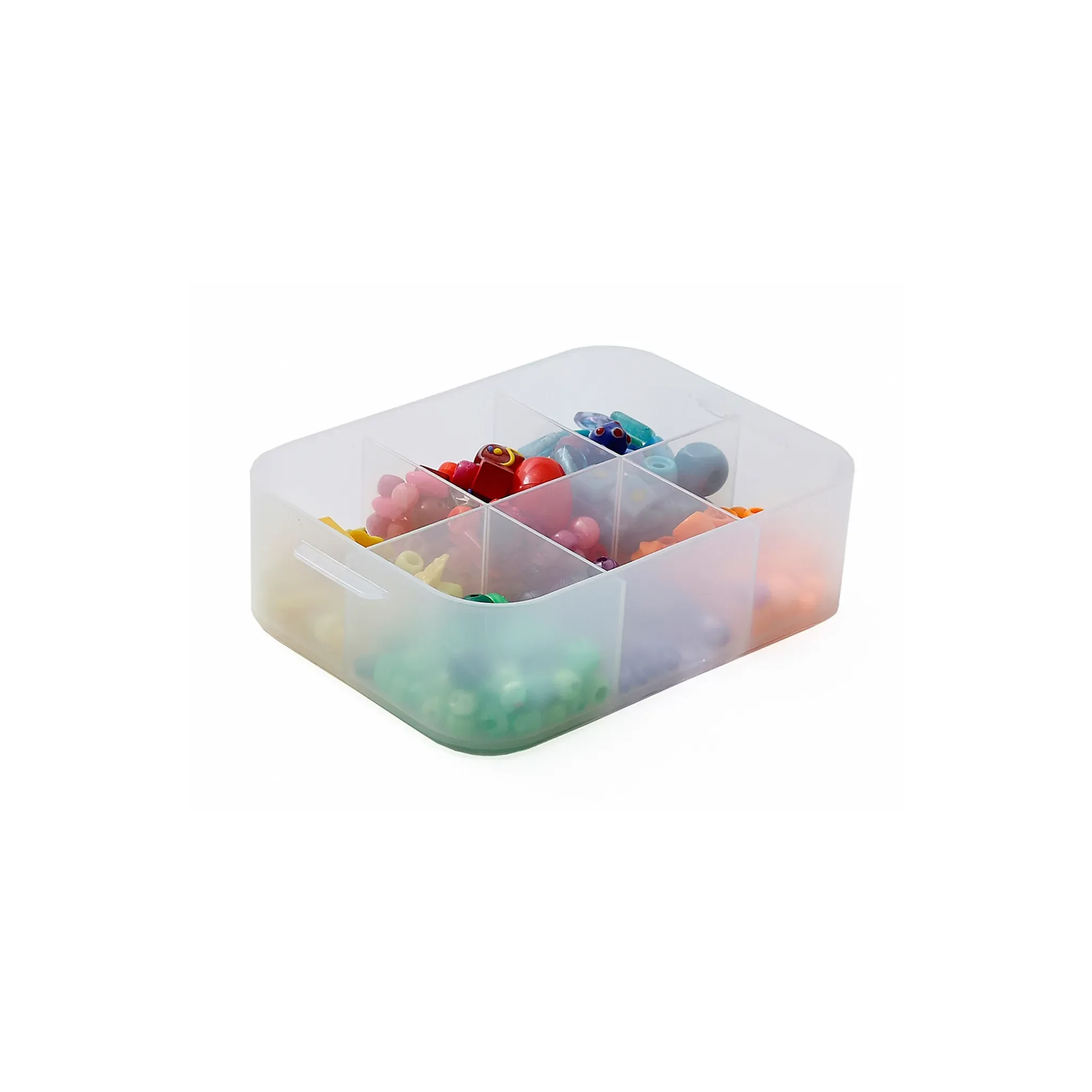 Box mit Unterteilung DIN A6 PURE – Flach